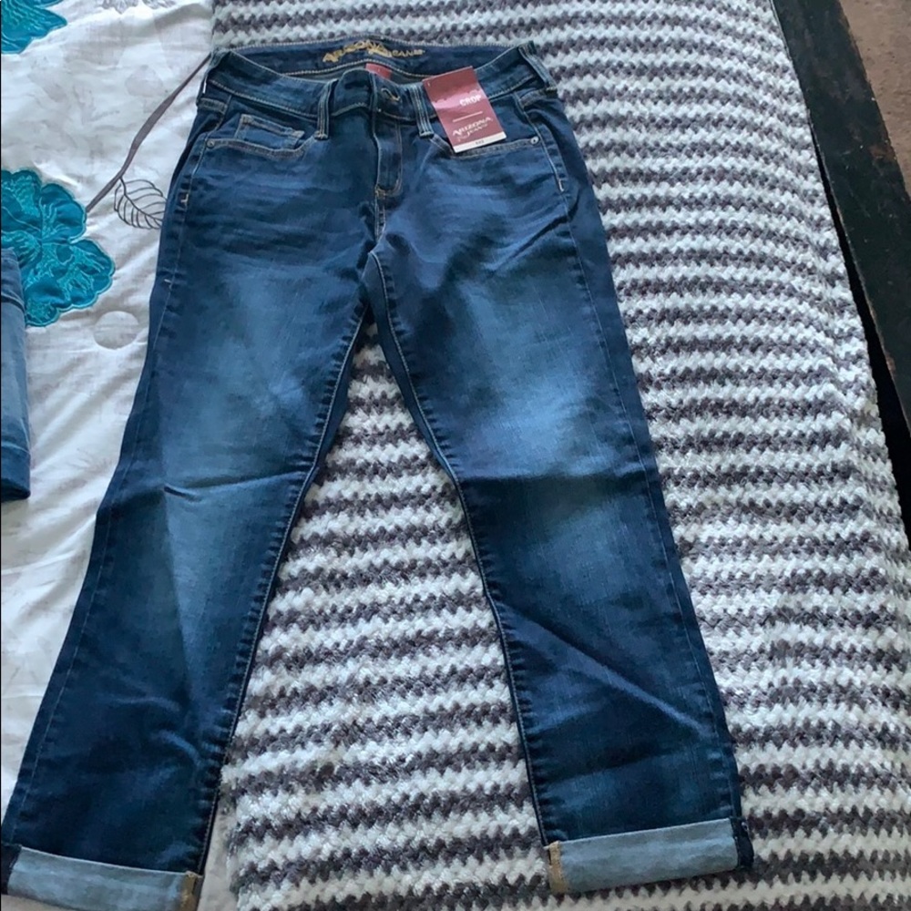 Skinny cropped jeans